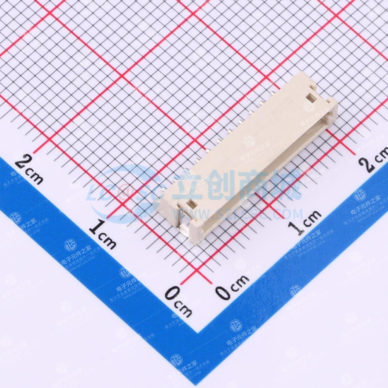 1x11P 间距:1.5mm 卧贴