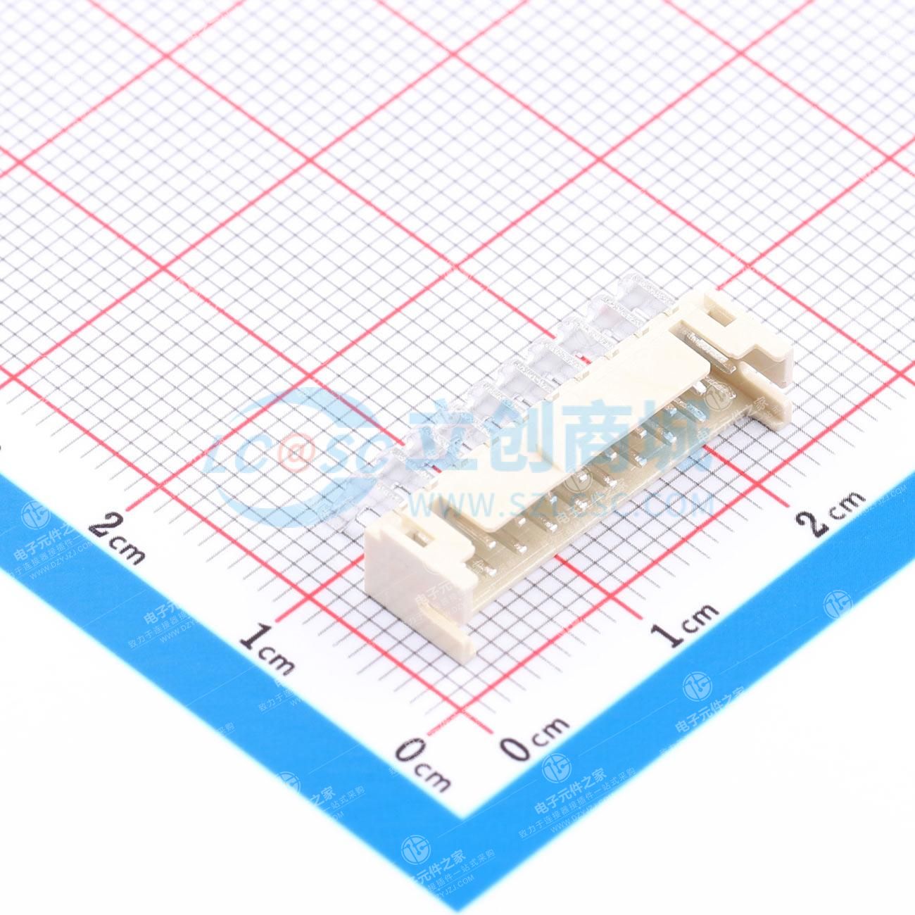 2x10P 间距:2mm 卧贴
