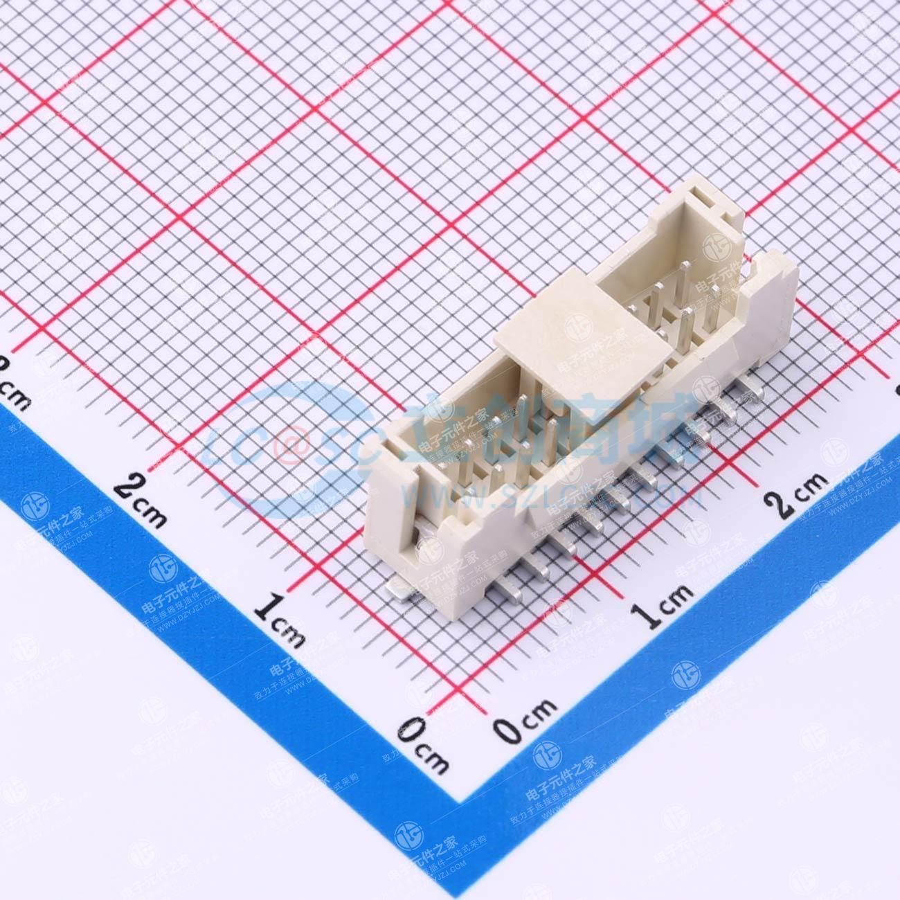 2x10P 间距:2mm 立贴 系列:PHB