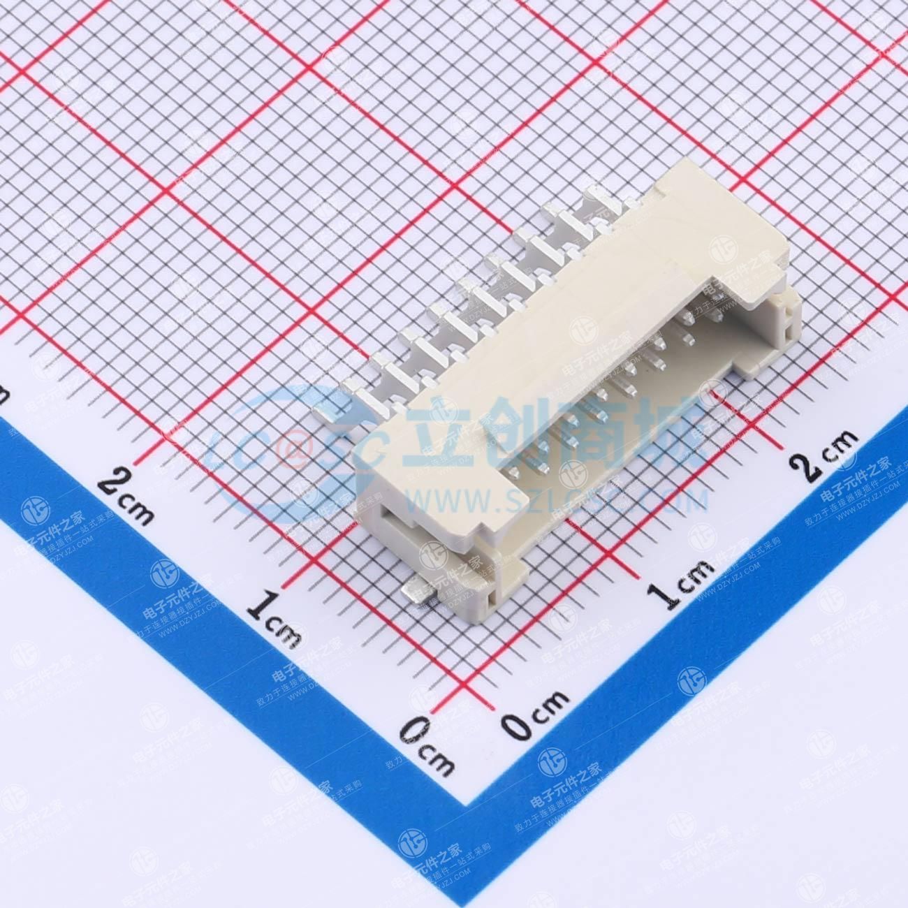 2x9P 间距:2mm 卧贴 系列:PHB
