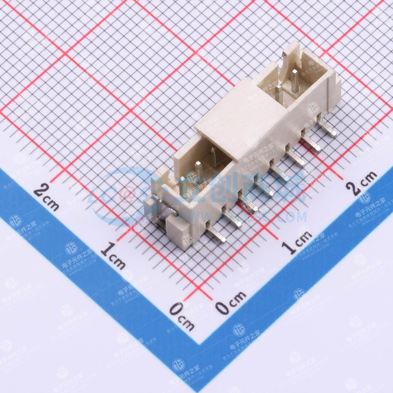 1x8P 间距:2.5mm 立贴