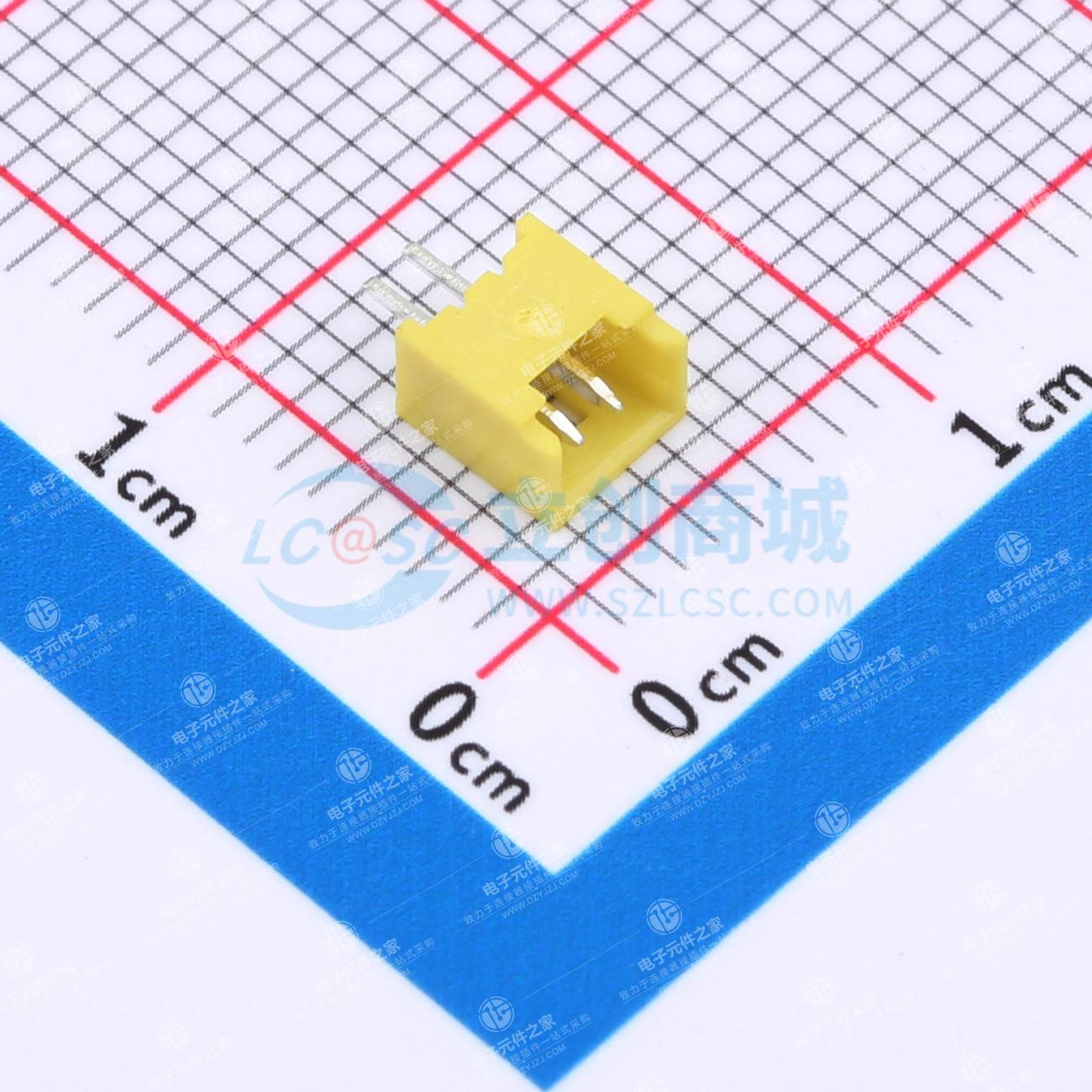 1x2P 间距:1.25mm 直插