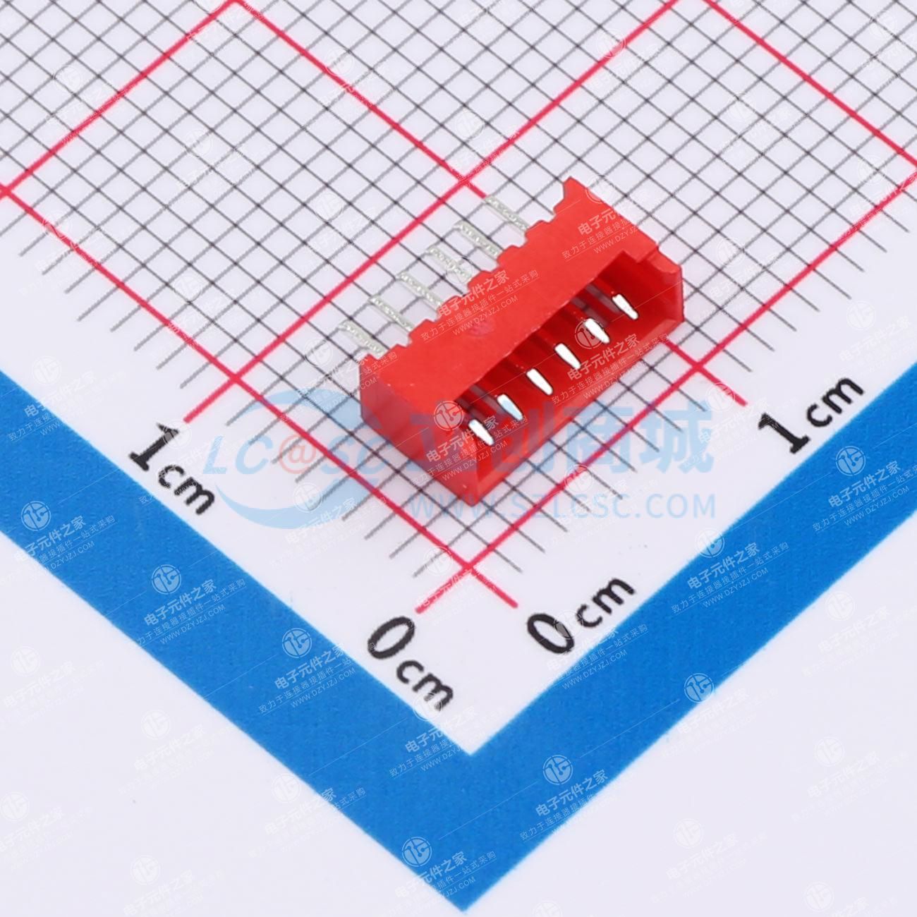 1x6P 间距:1.25mm 直插