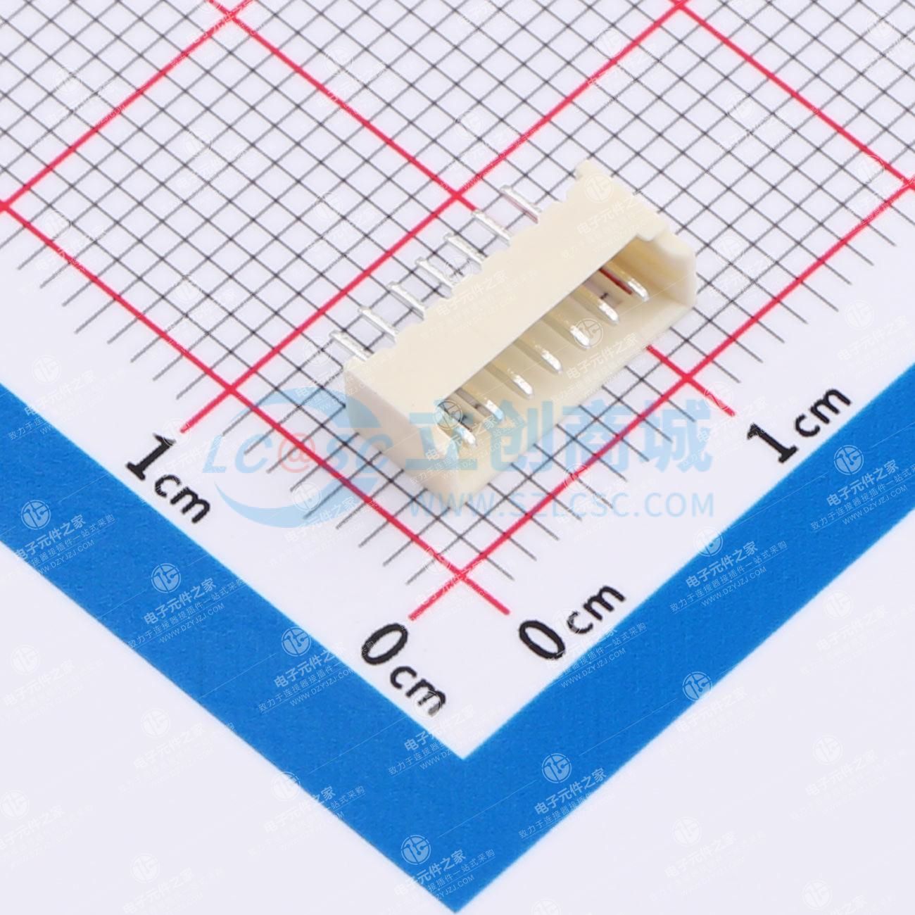 1x7P 间距:1.25mm 直插