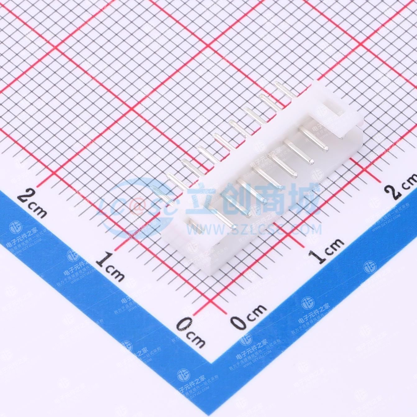 1x9P 间距:2mm 直插 系列:PH