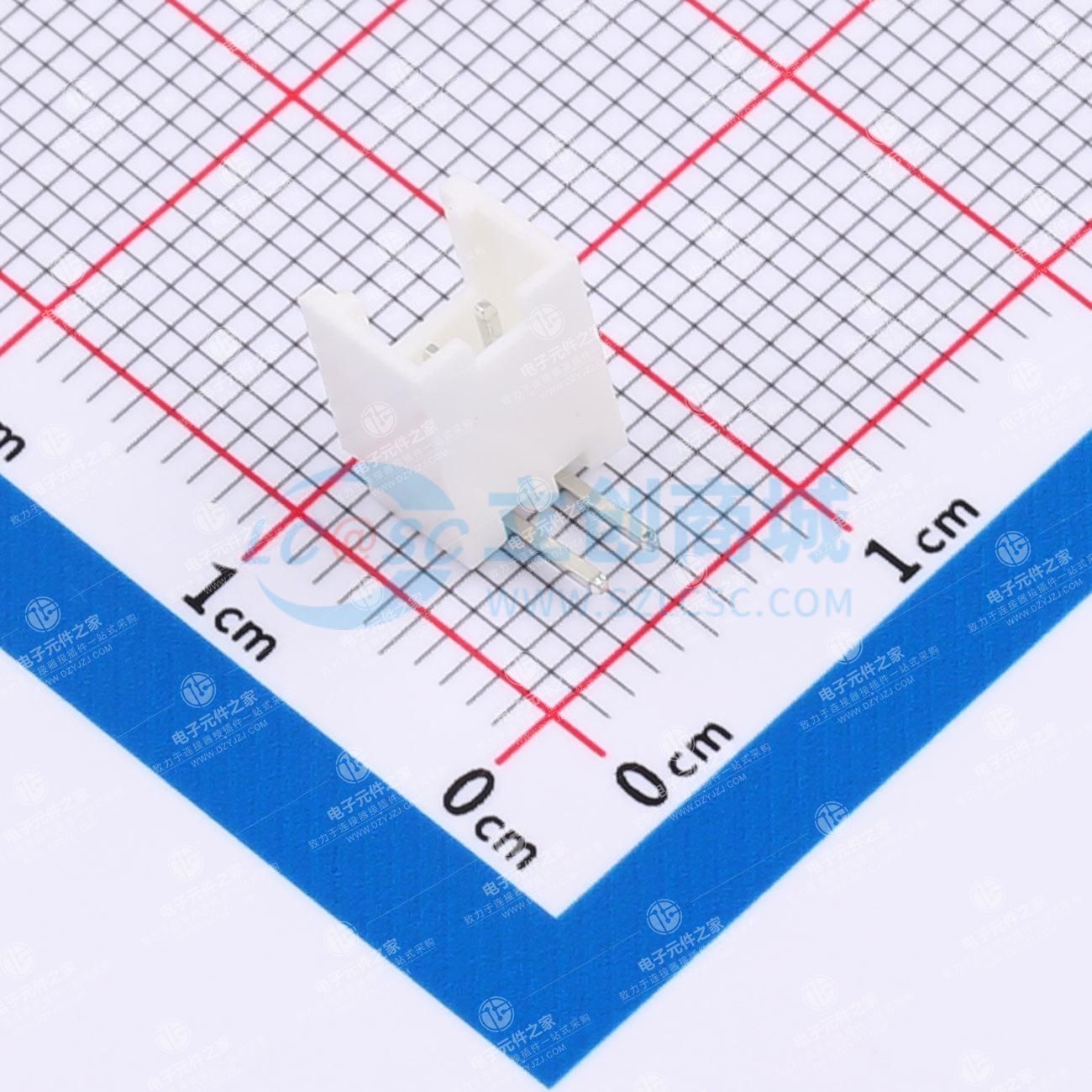 1x2P 间距:2mm 弯插 系列:HY