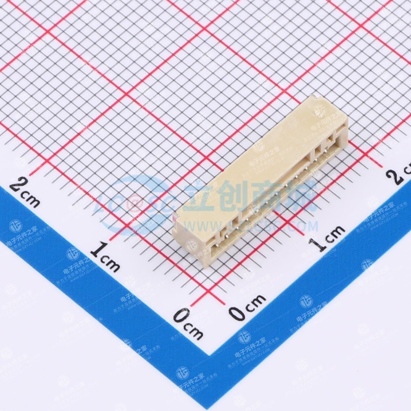 1x12P 间距:1.25mm 卧贴 系列:GH