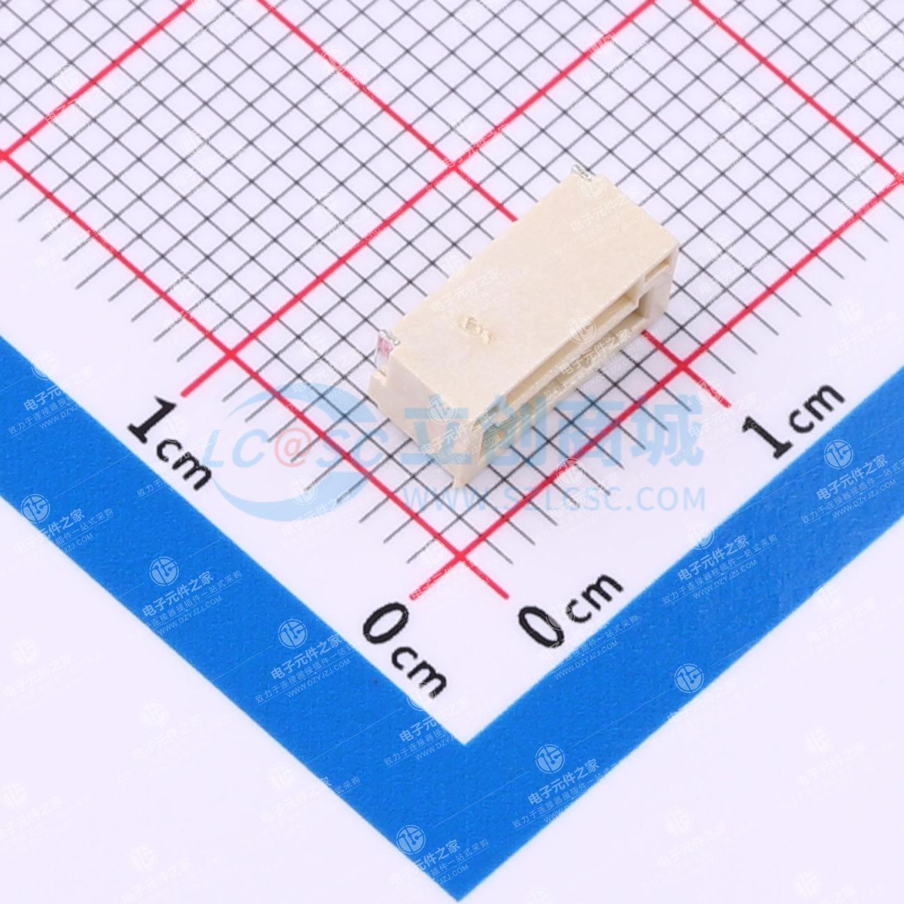 1x5P 间距:1.25mm 卧贴 系列:GH