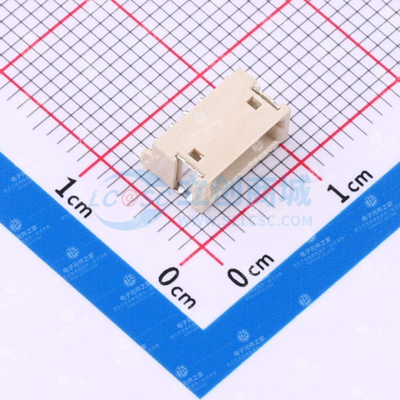 1x4P 间距:1.5mm 卧贴 系列:ZH