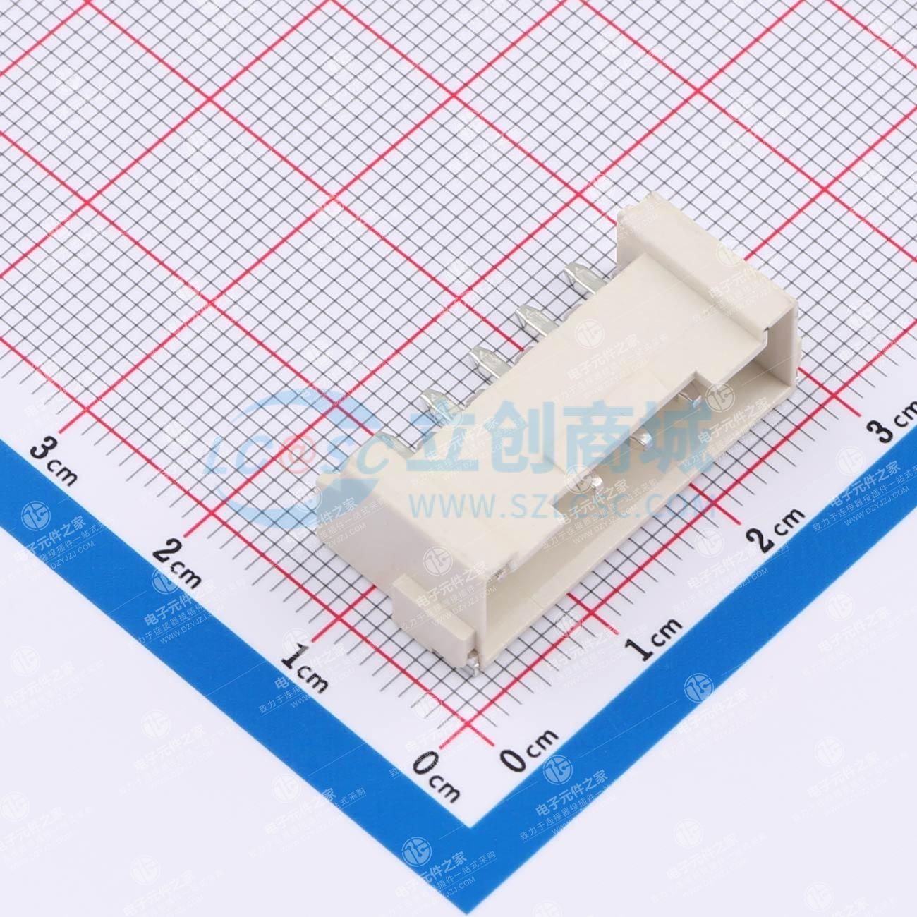 1x6P 间距:3.96mm 卧贴 系列:VH