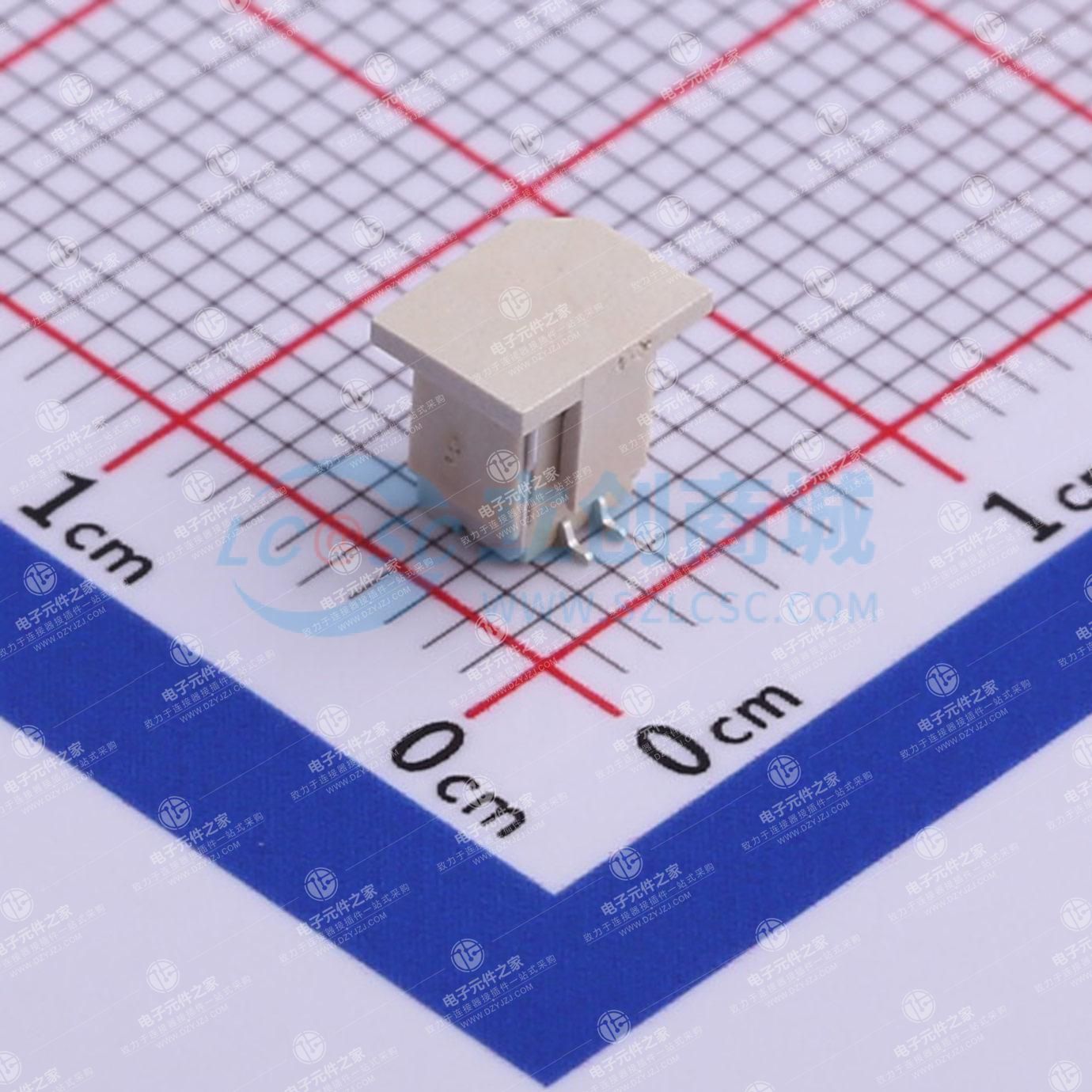 1x2P 间距:1mm 立贴