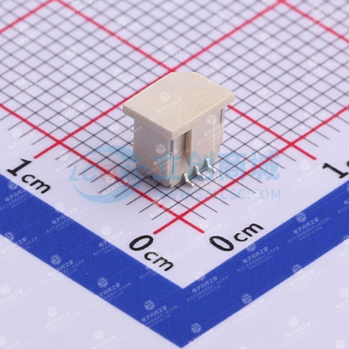 1x3P 间距:1mm 立贴