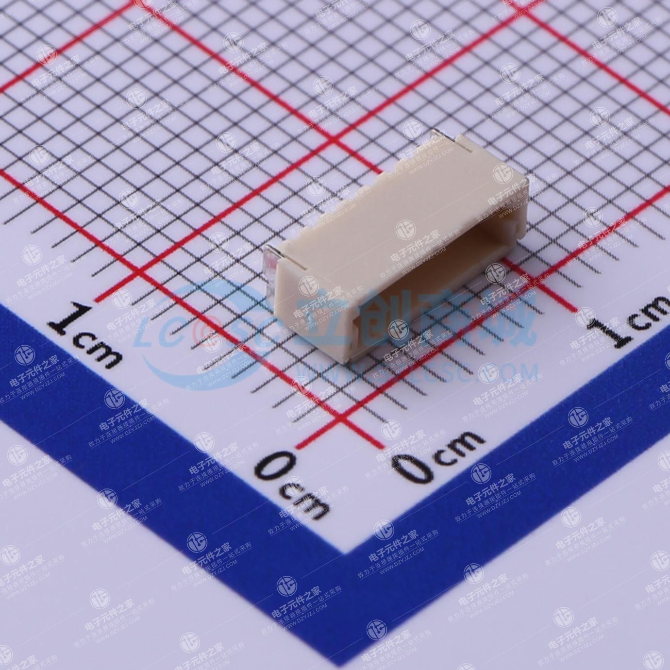 1x7P 间距:1mm 卧贴