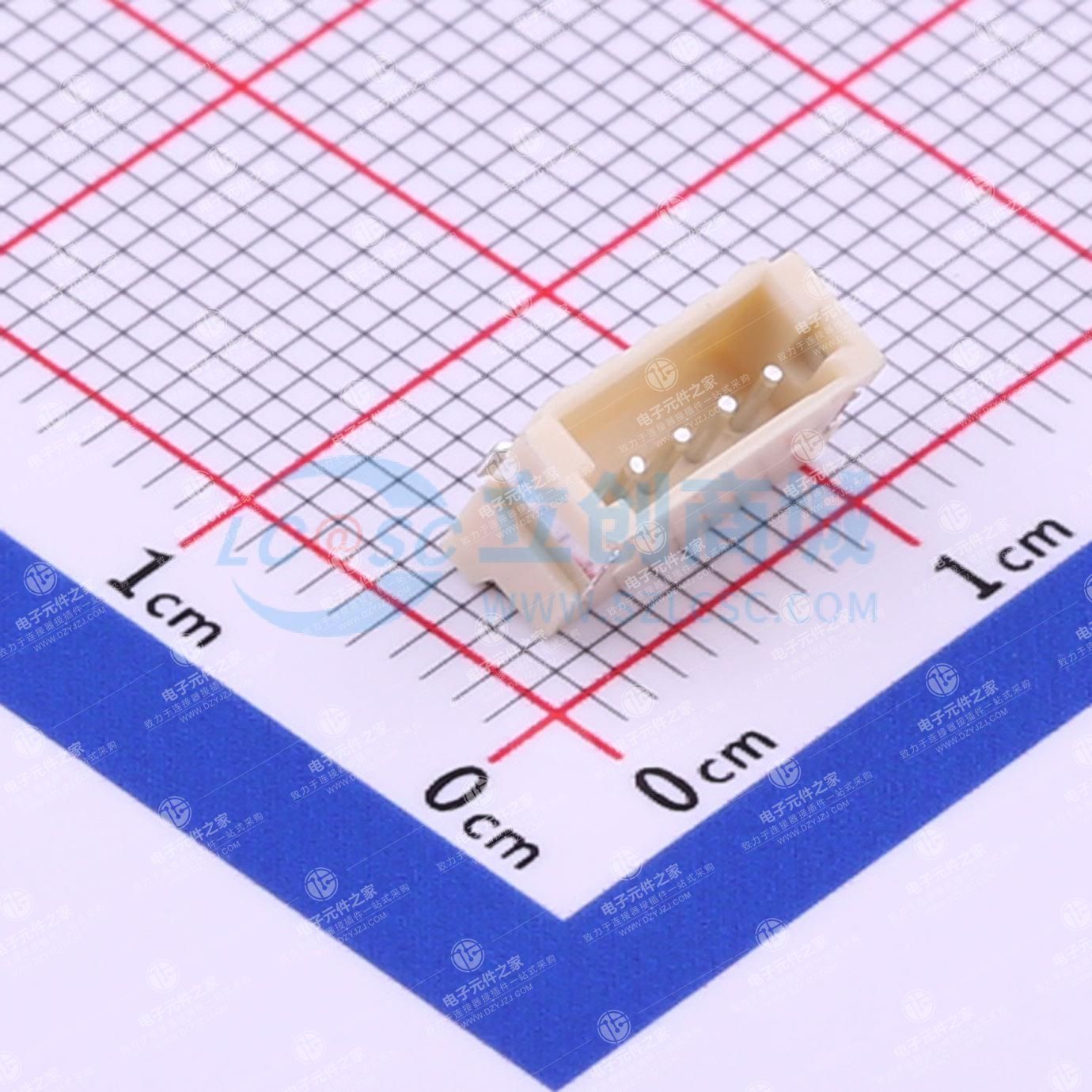 1x4P 间距:1.5mm 卧贴