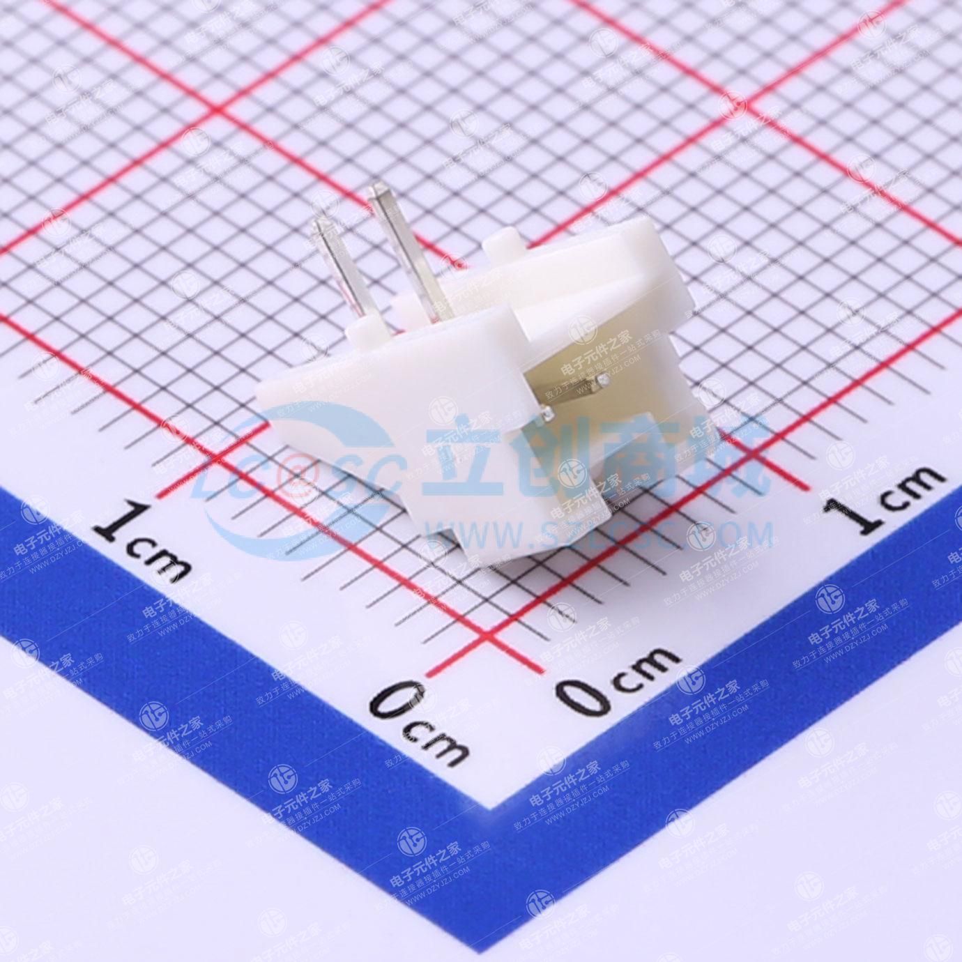 1x2P 间距:2mm 弯插