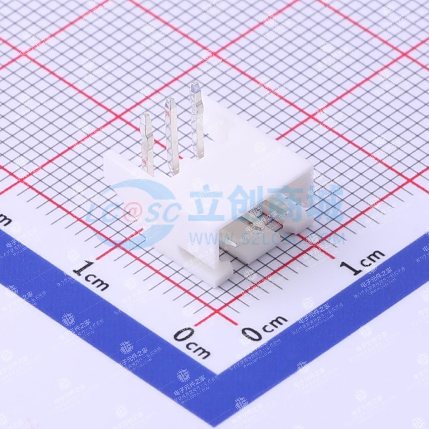 1x3P 间距:2.5mm 弯插 系列:XH