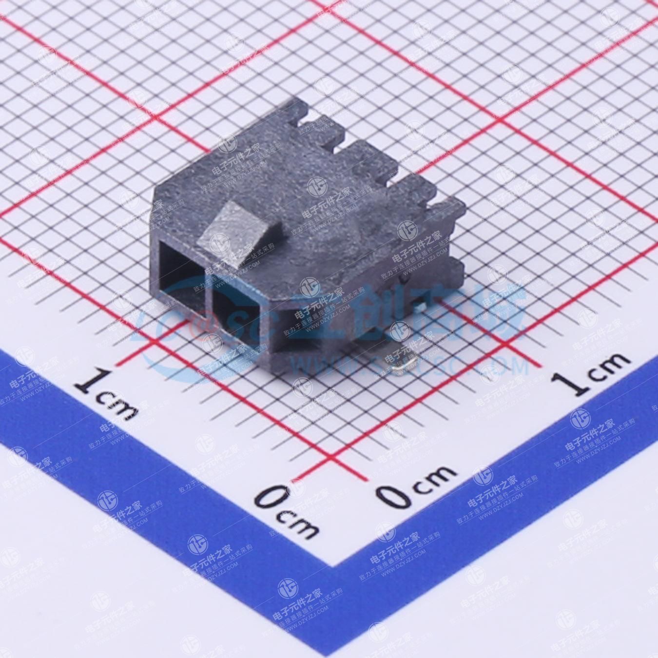 1x2P 间距:3mm 卧贴