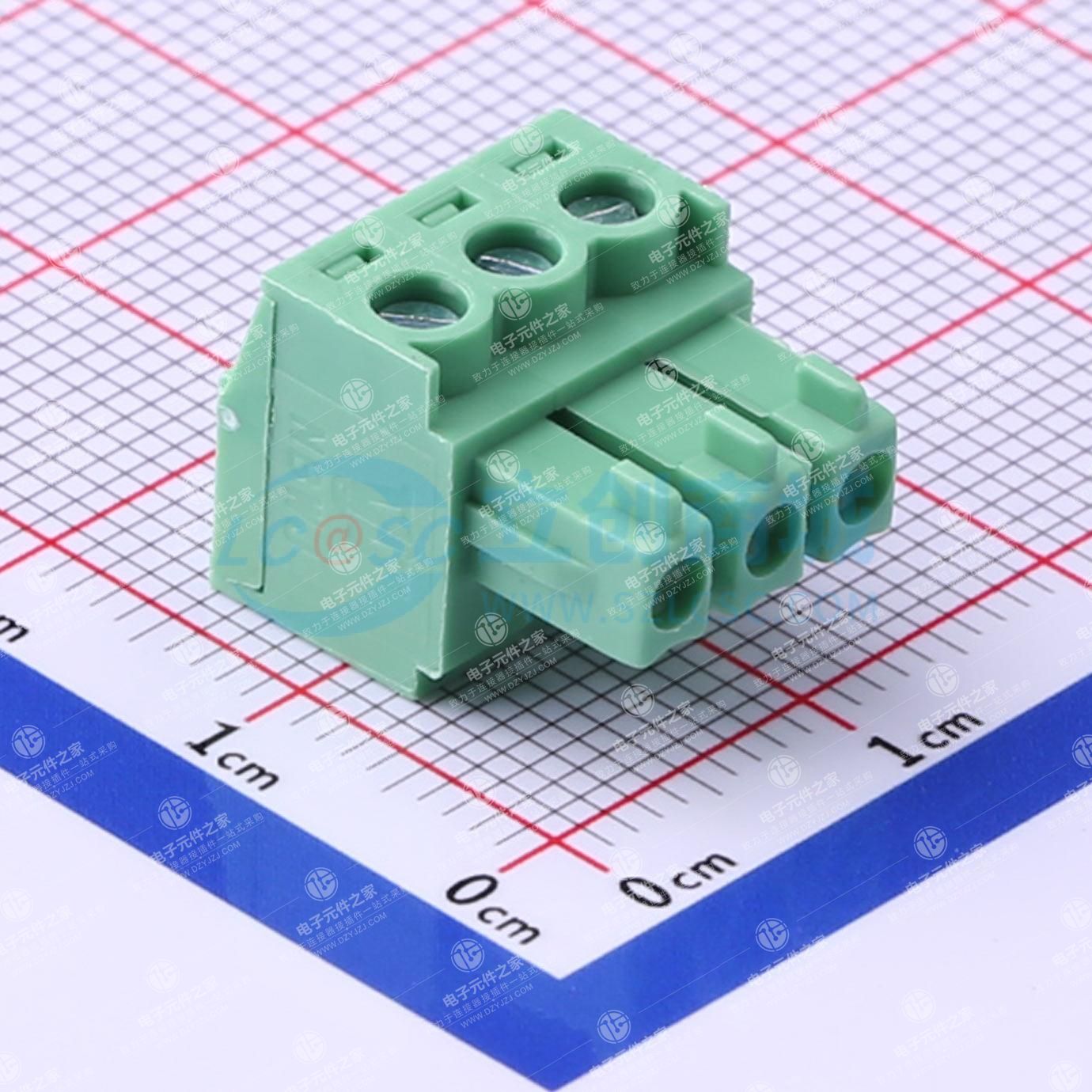 无固定装置 1x3P 3.81mm 排数:1 每排P数:3