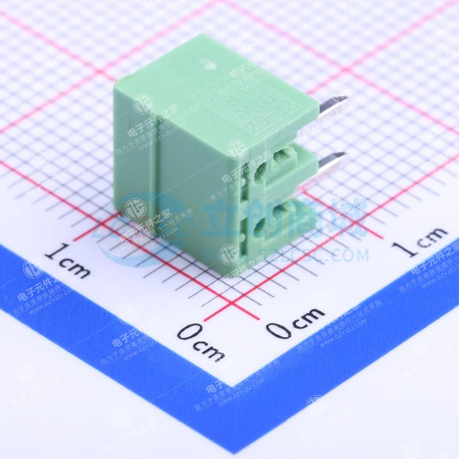 点击查看大图 无固定装置 1x2P 3.81mm 排数:1 每排P数:2