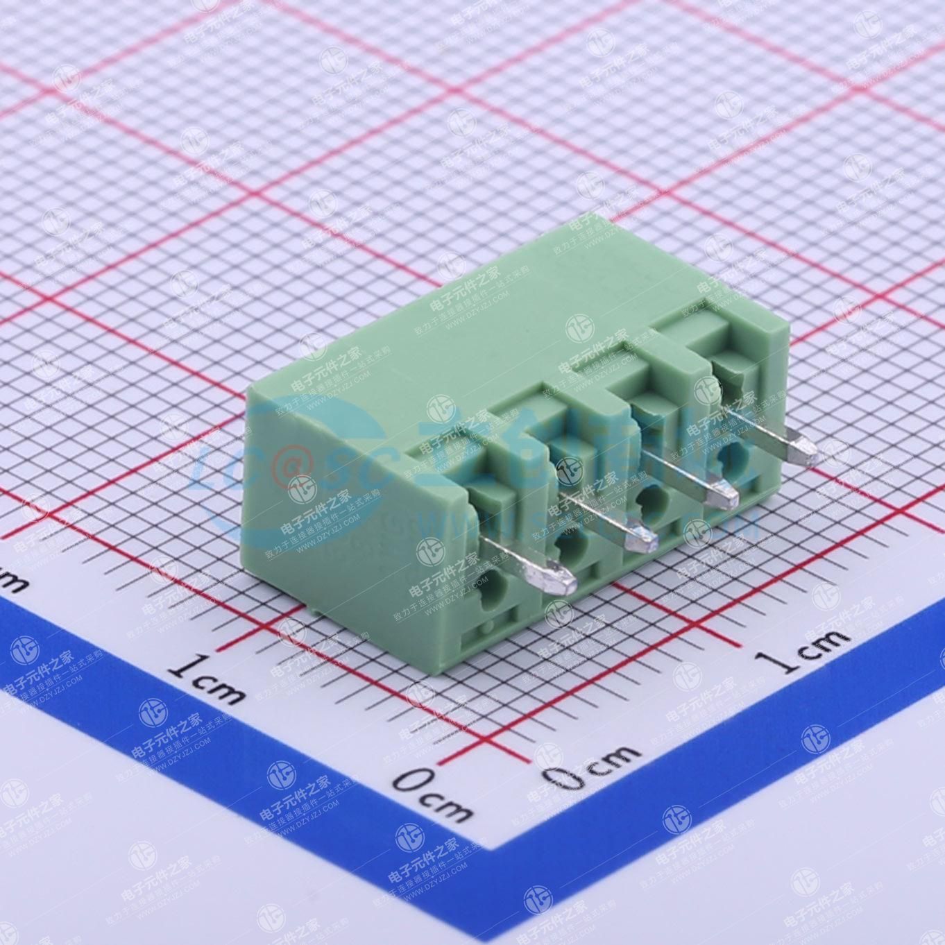 无固定装置 1x4P 3.81mm 排数:1 每排P数:4
