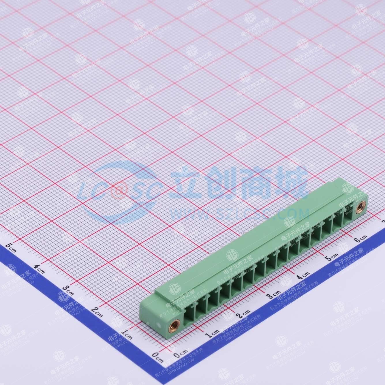 螺丝固定 1x15P 3.81mm 排数:1 每排P数:15