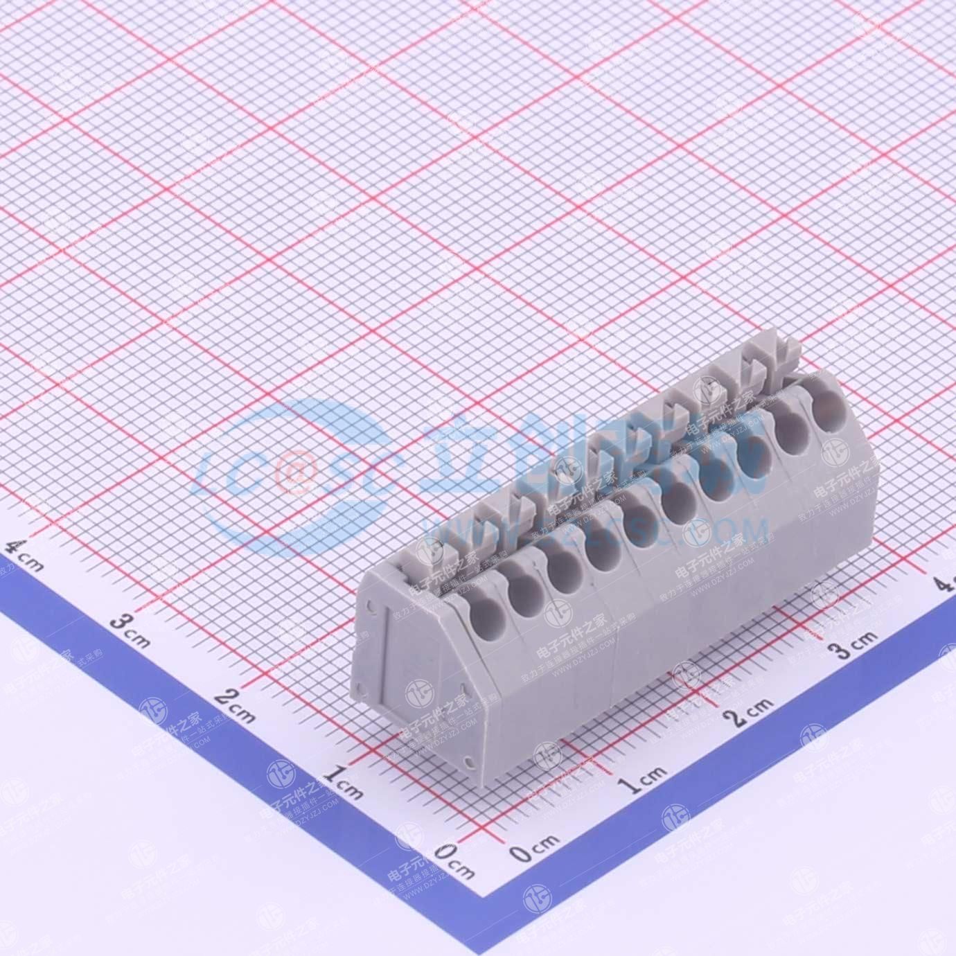 1x10P 3.5mm 每排P数:10 排数:1