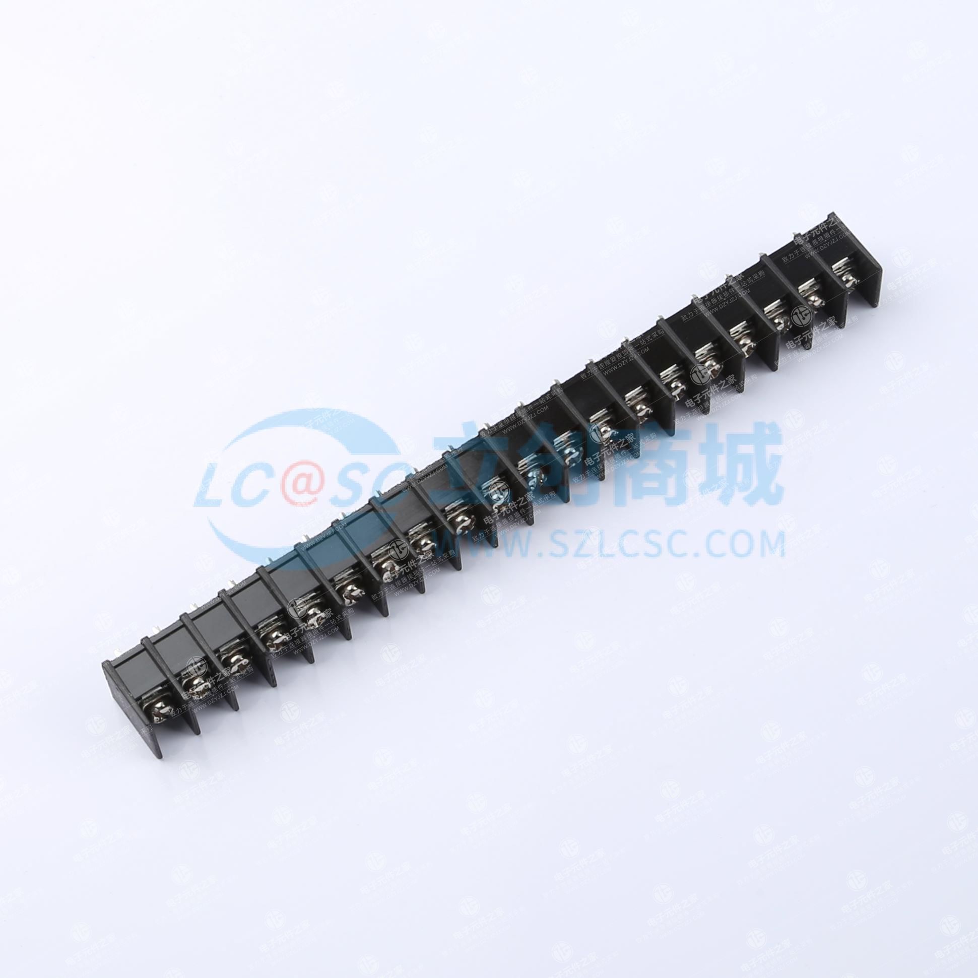 间距P=7.62mm 20Pin位 边脚 黑色 铜环保