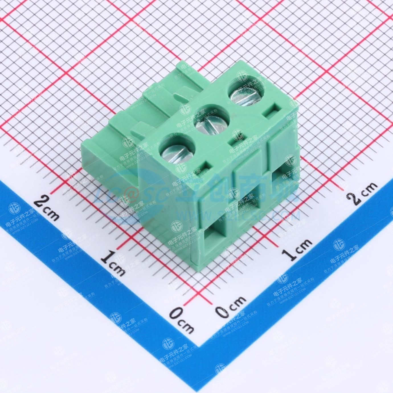 无固定装置 1x3P 5.08mm 排数:1 每排P数:3