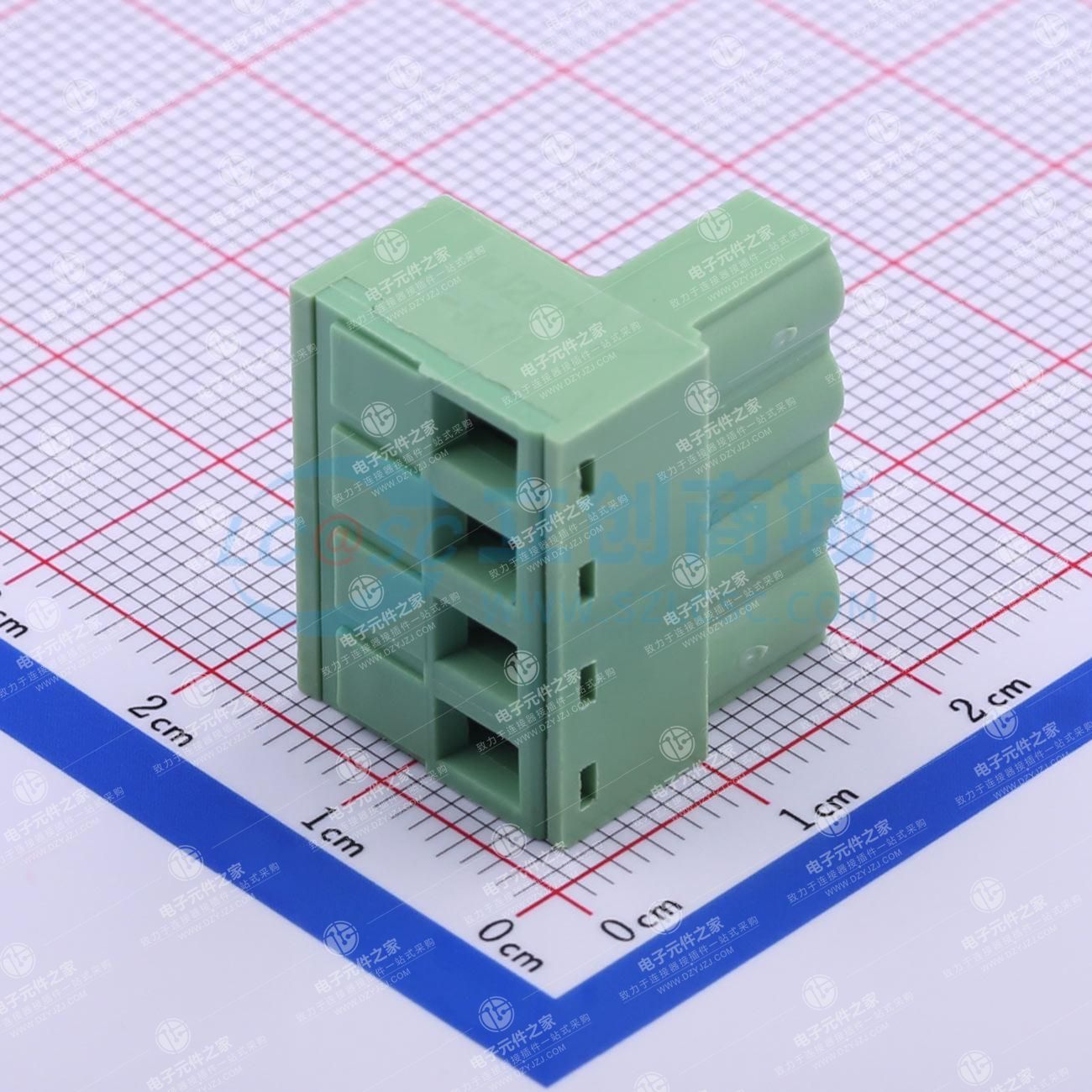 无固定装置 1x4P 5.08mm 排数:1 每排P数:4