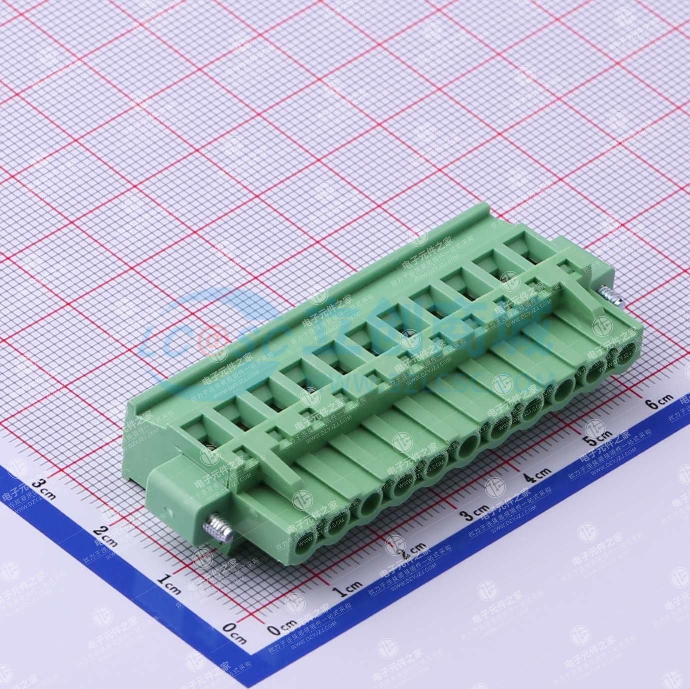 螺丝固定 1x11P 5.08mm 排数:1 每排P数:11