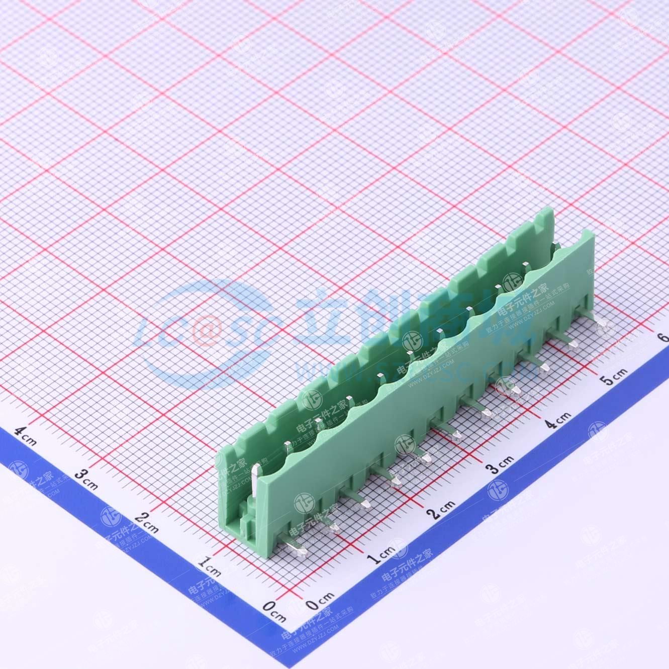 无固定装置 1x11P 5.08mm 排数:1 每排P数:11