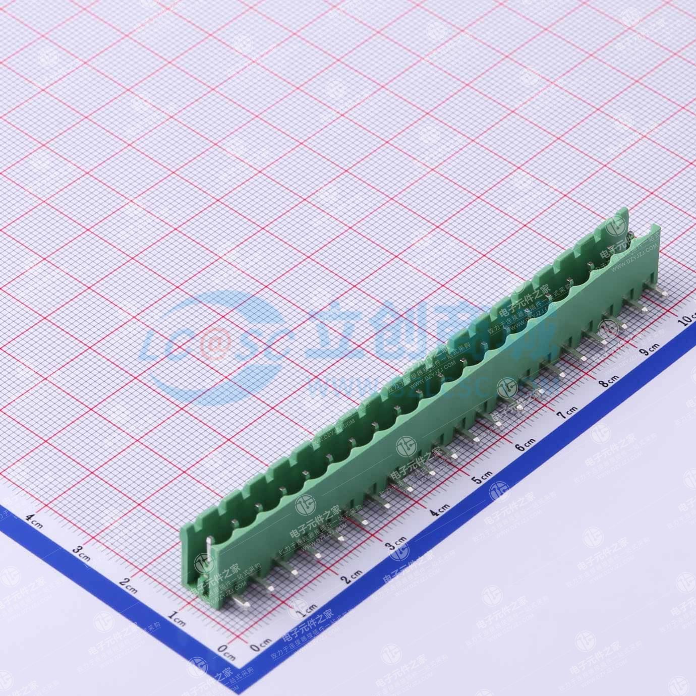 无固定装置 1x20P 5.08mm 排数:1 每排P数:20