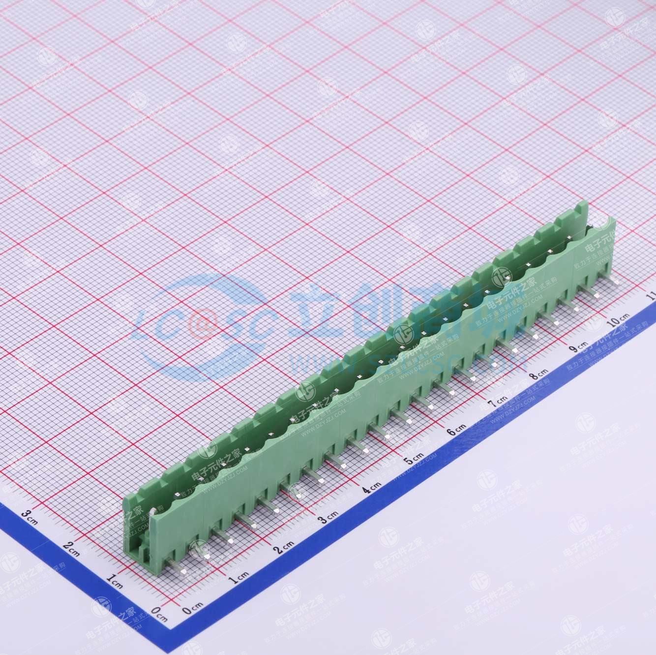无固定装置 1x21P 5.08mm 排数:1 每排P数:21