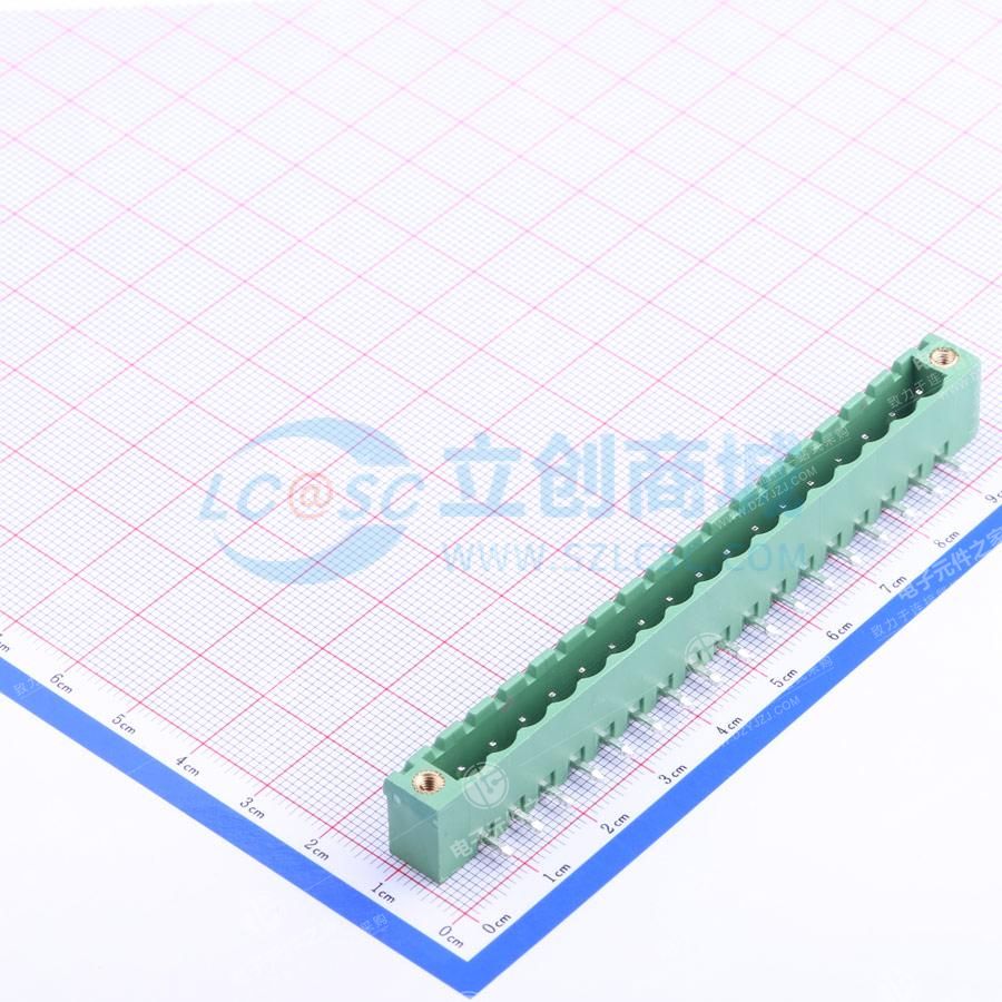 螺丝固定 1x17P 5.08mm 排数:1 每排P数:17