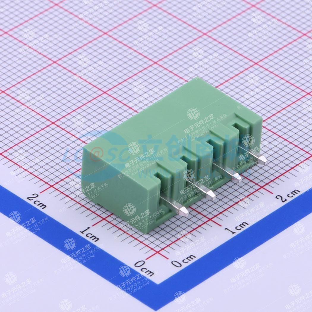 无固定装置 1x4P 5.08mm 排数:1 每排P数:4