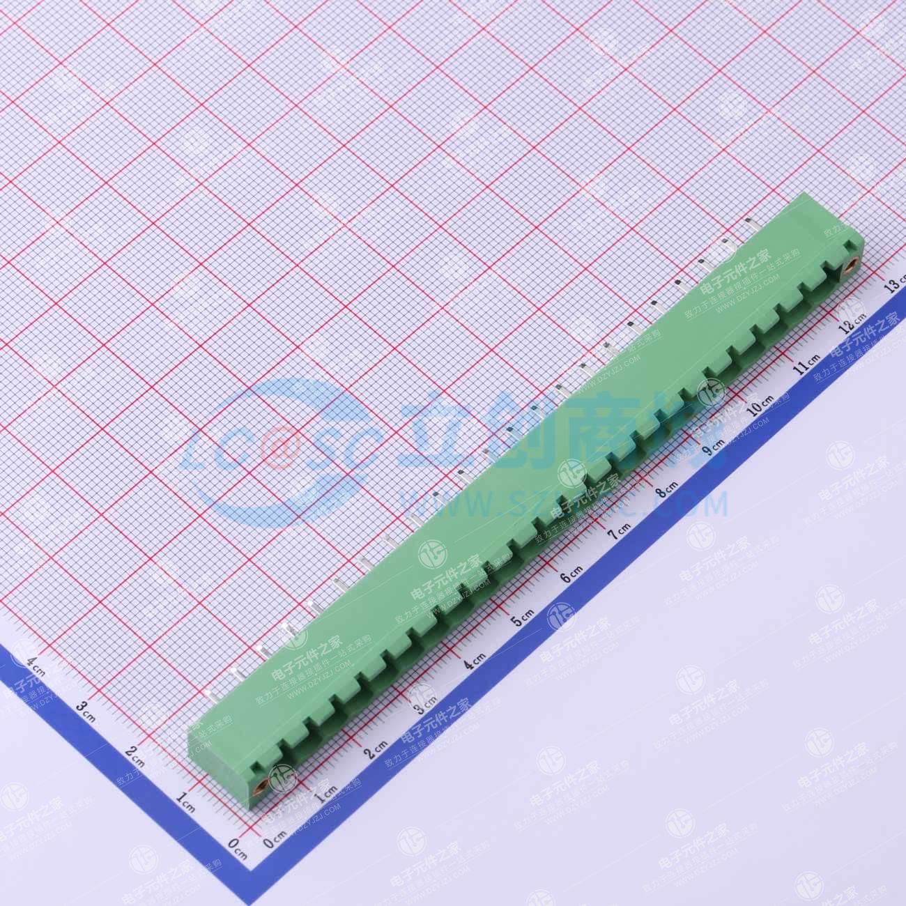 螺丝固定 1x23P 5.08mm 排数:1 每排P数:23