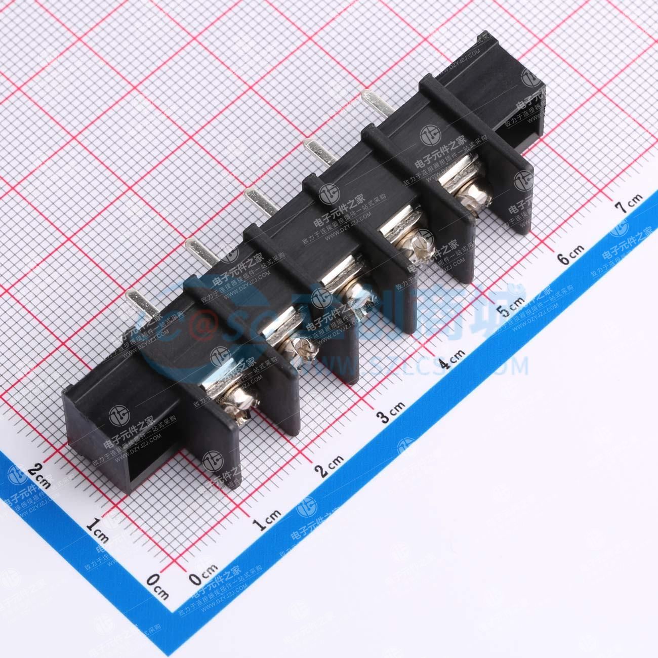 9.5mm 1x5P 直插 边脚 排数:1 每排P数:5
