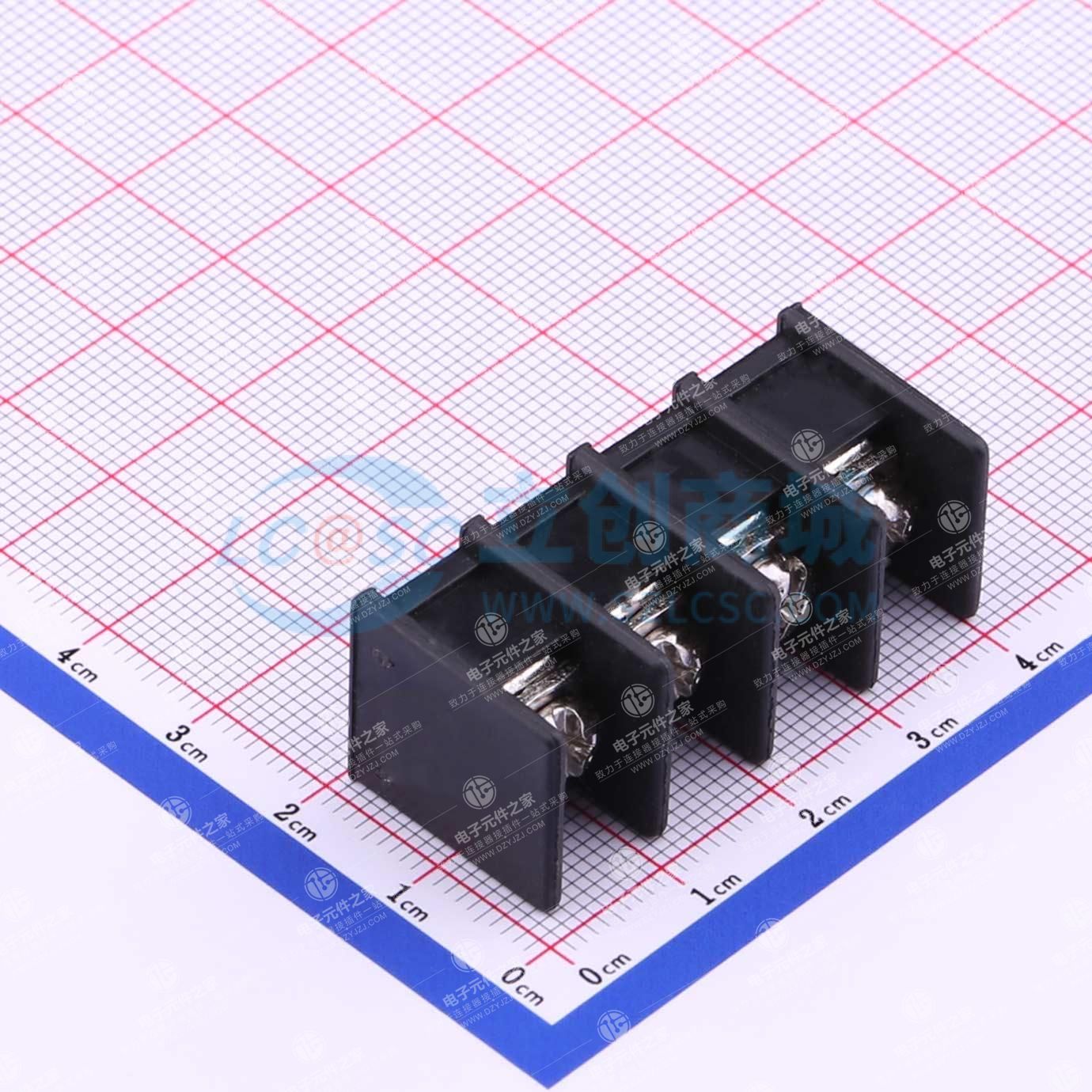 9.5mm 1x4P 直插 边脚 排数:1 每排P数:4
