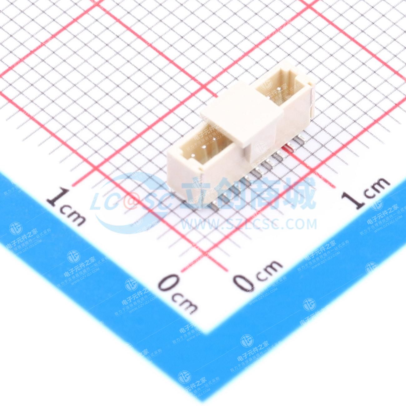 1x9P 间距:1mm 立贴