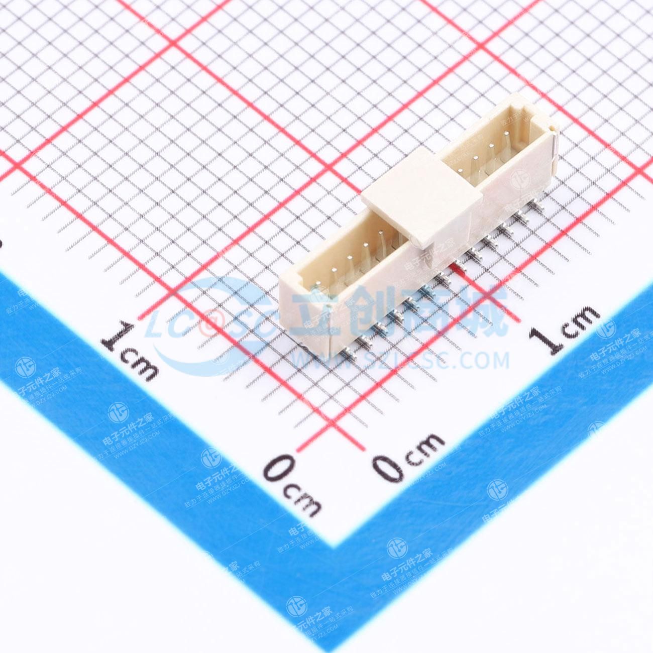 1x13P 间距:1mm 立贴
