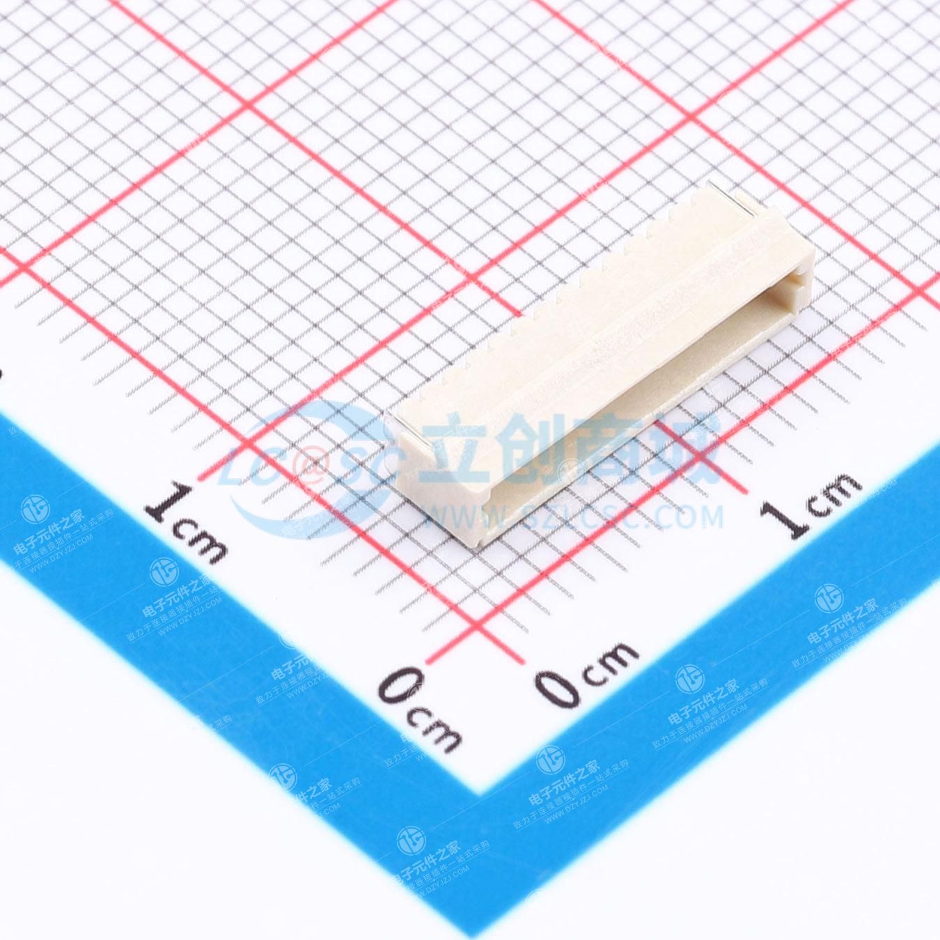 1x13P 间距:1mm 卧贴
