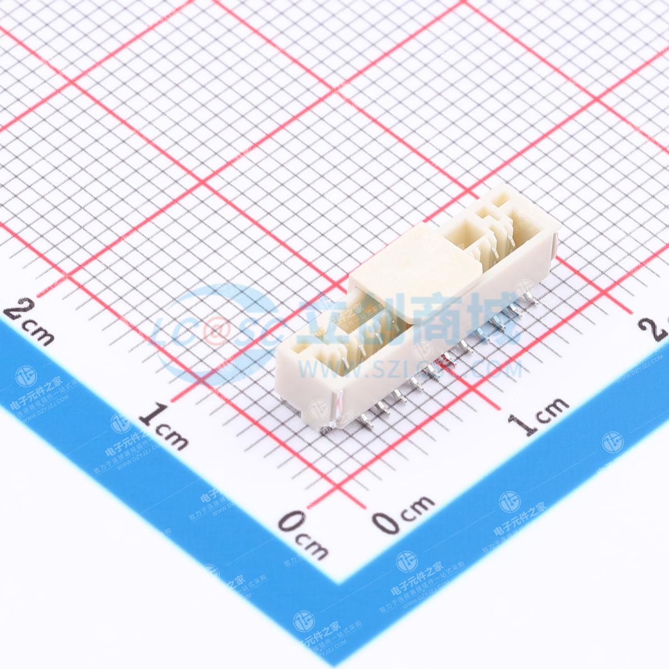 1x11P 间距:1.25mm 立贴