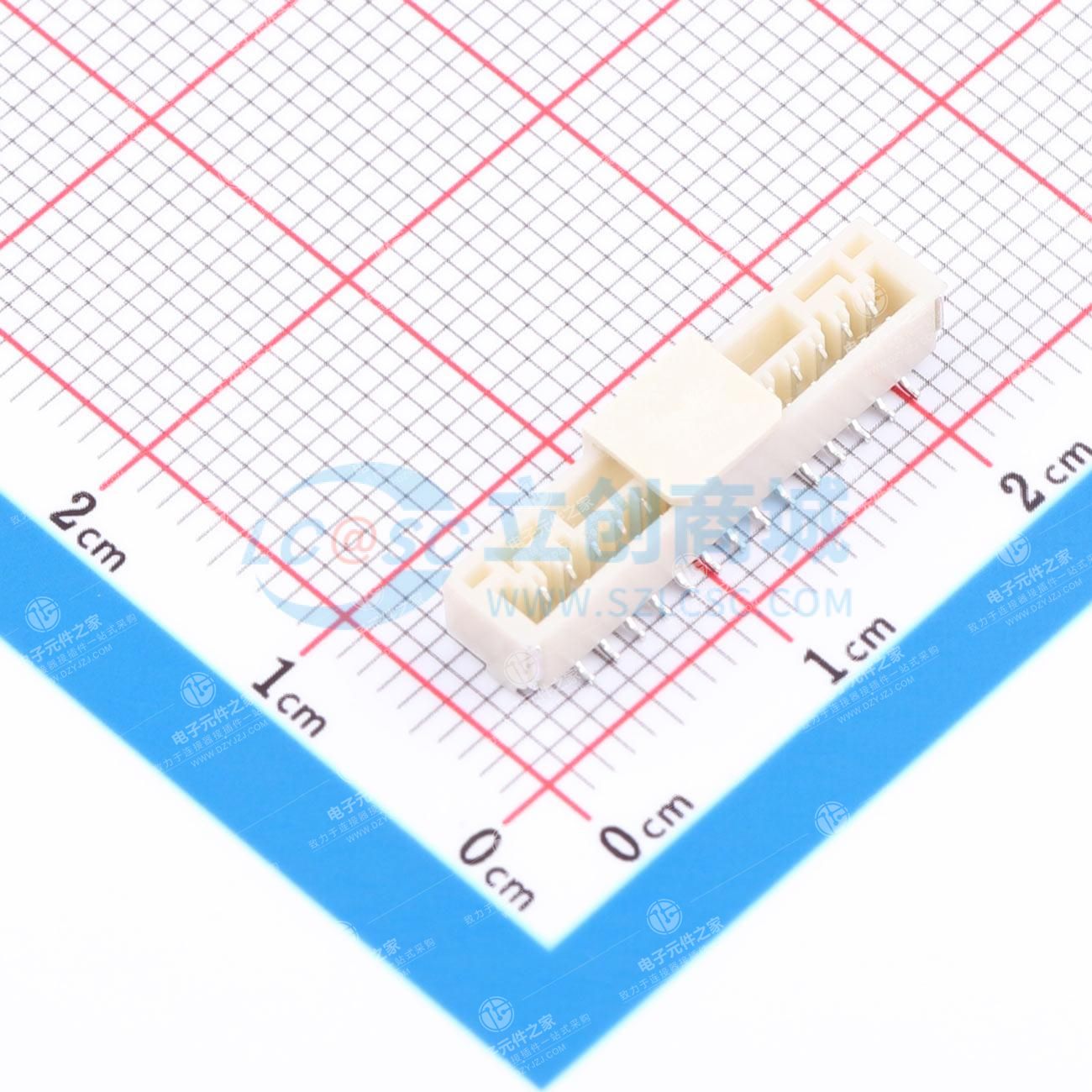 1x14P 间距:1.25mm 立贴