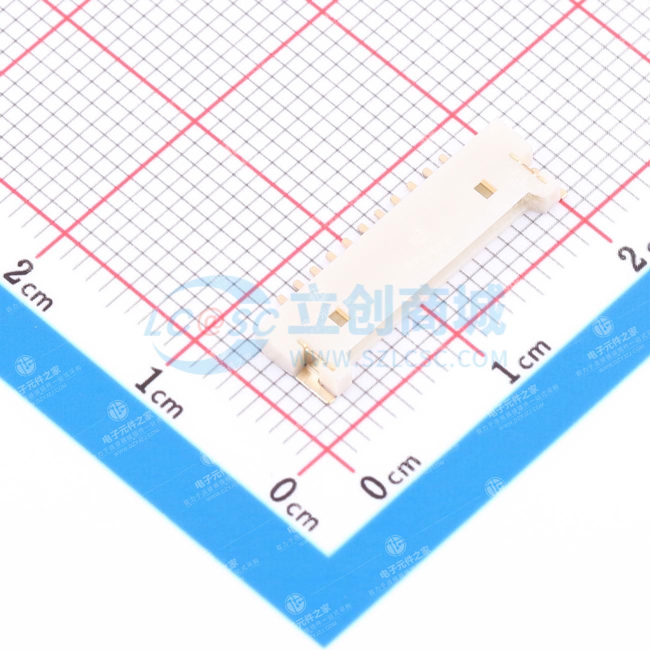 2x11P 间距:2mm 卧贴