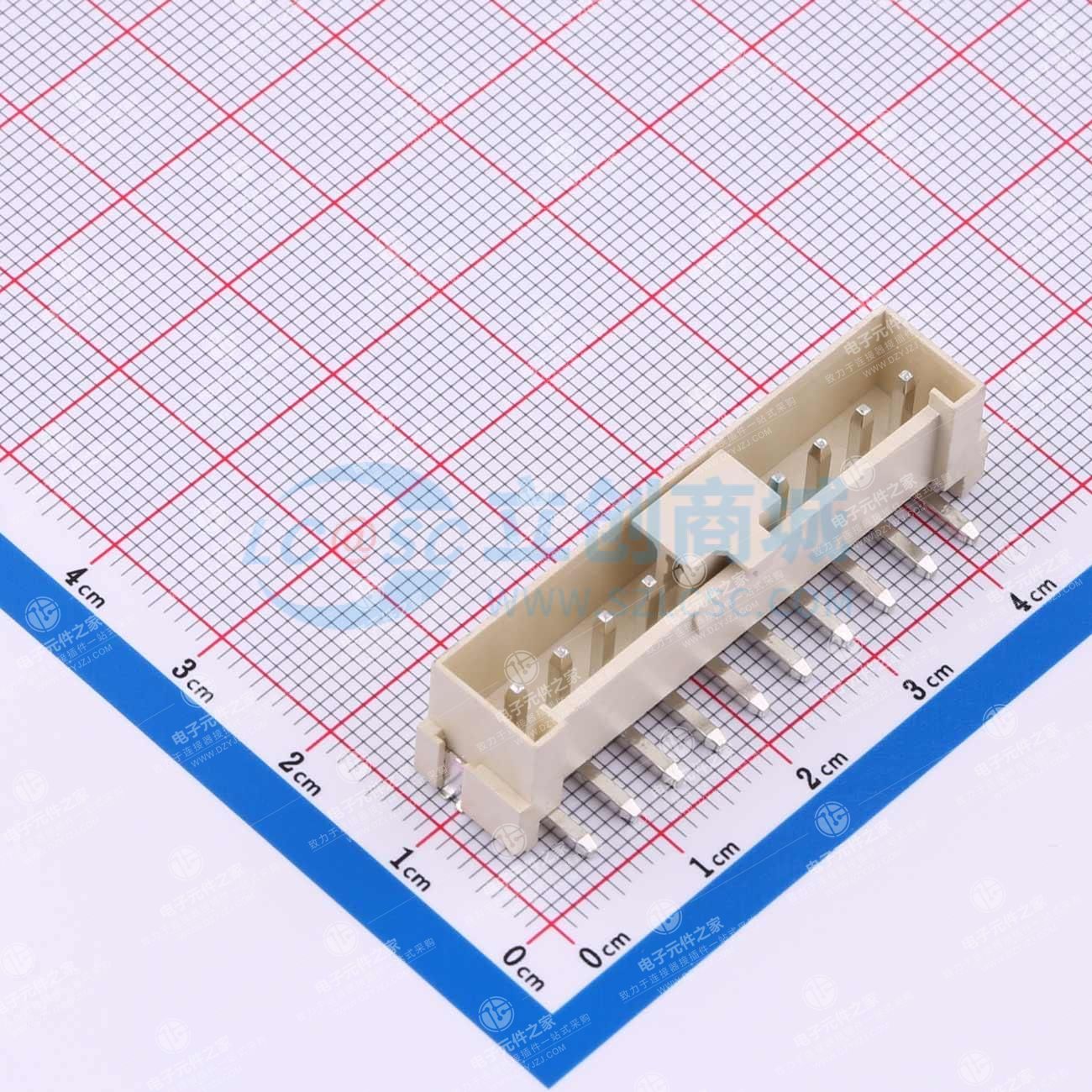 1x10P 间距:3.96mm 立贴 系列:VH