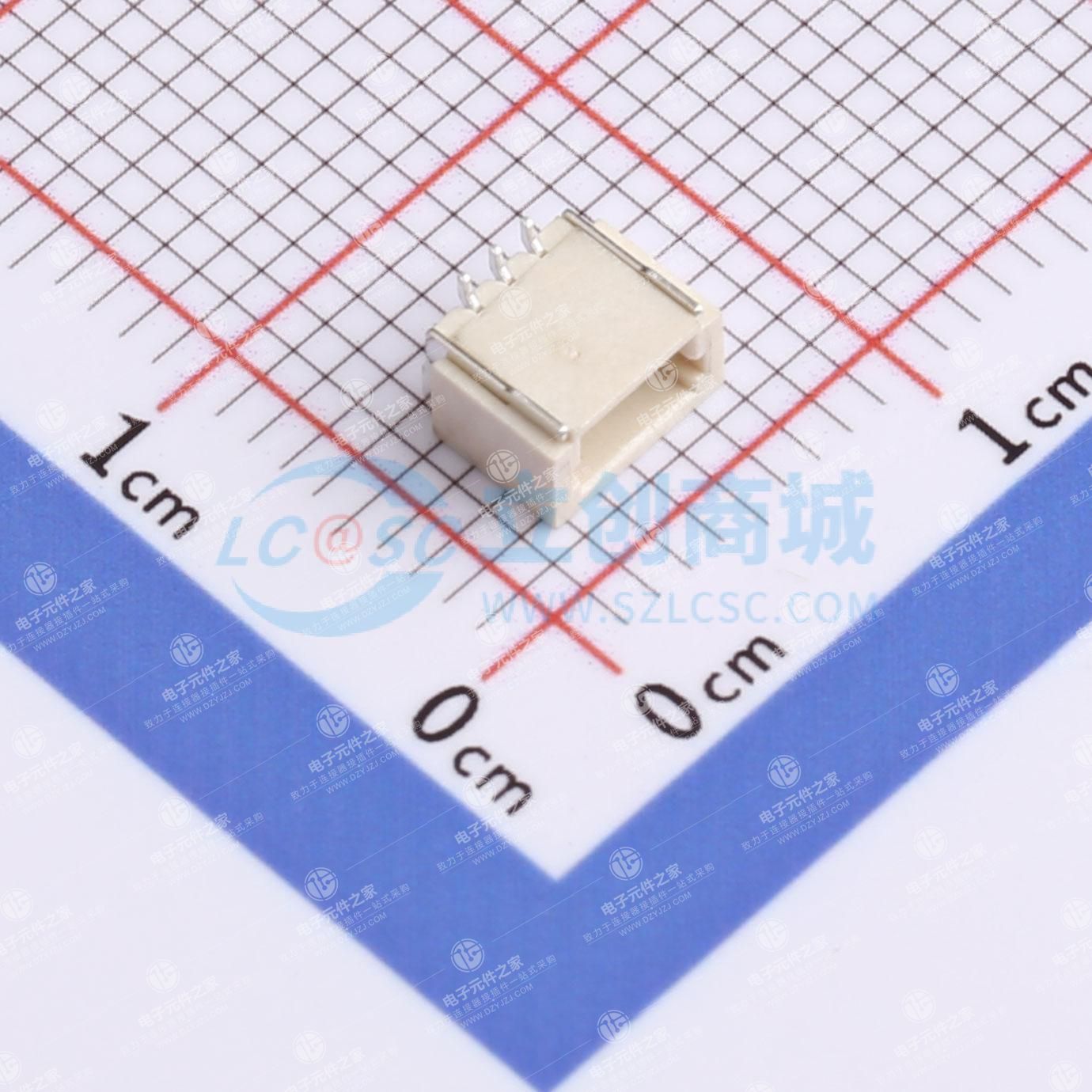 1x3P 间距:1mm 立贴