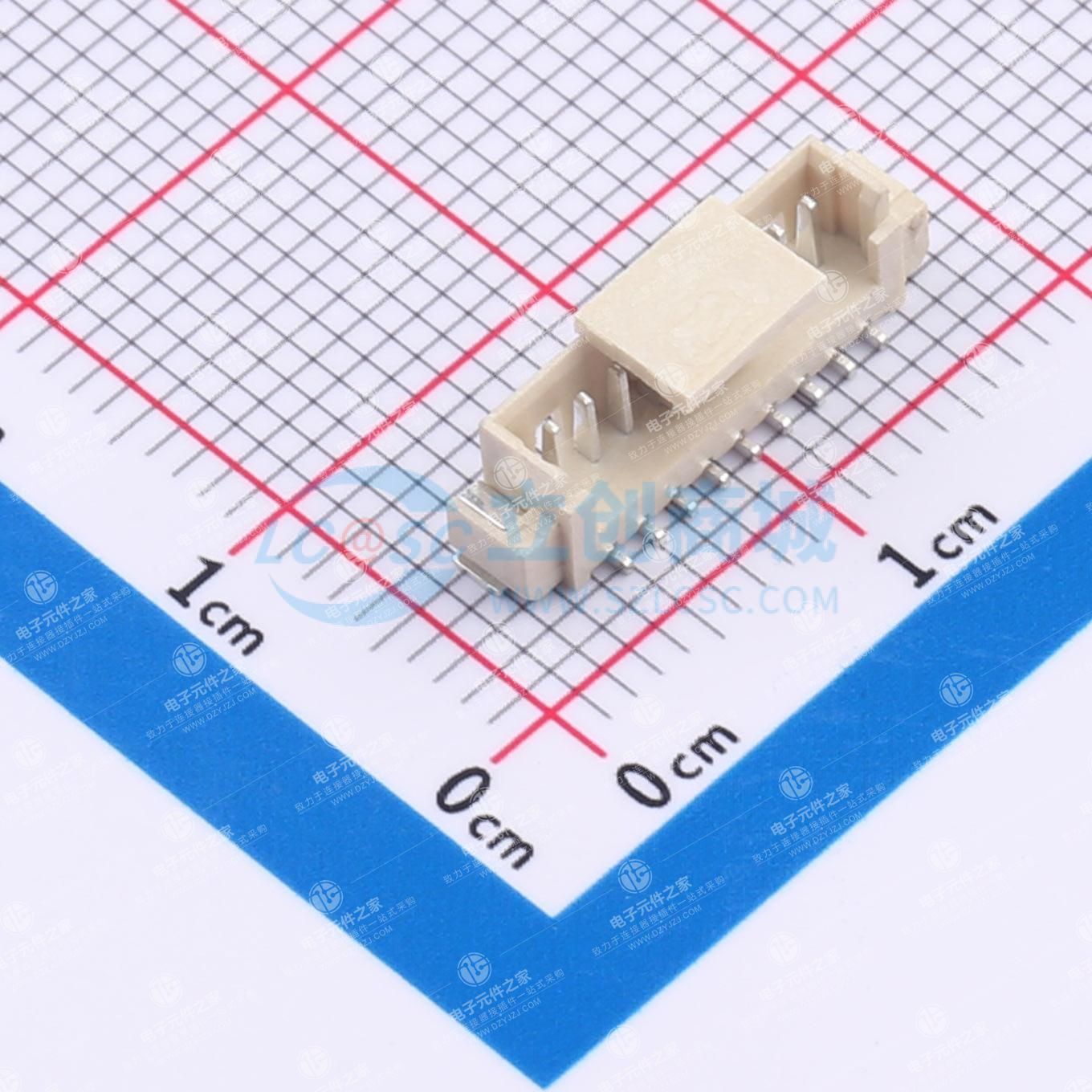 1x9P 间距:1.25mm 立贴