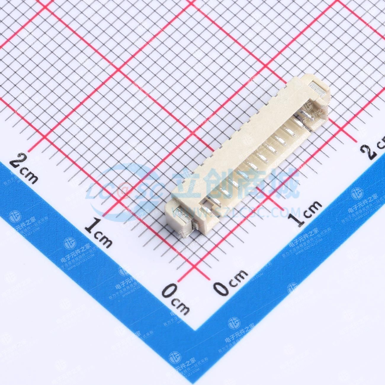 1x12P 间距:1.25mm 卧贴