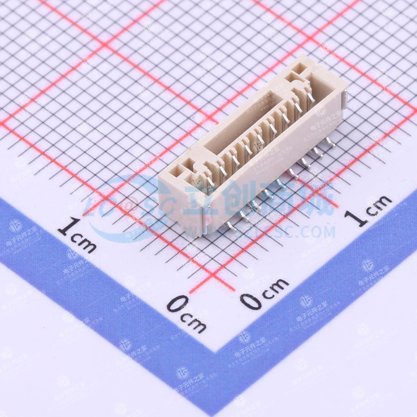 1x9P 间距:1.25mm 立贴
