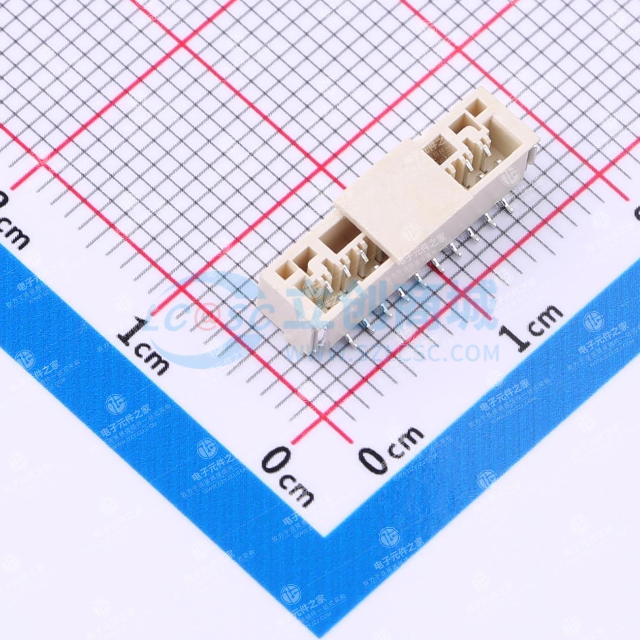 1x10P 间距:1.25mm 立贴